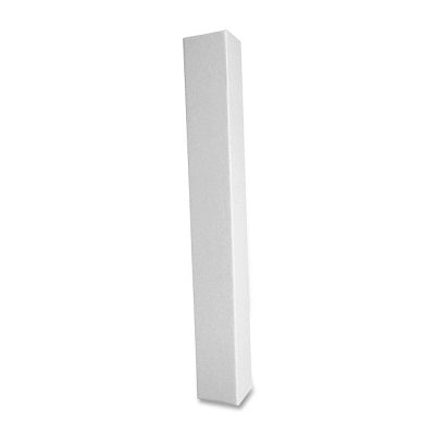 MAILING TUBE-SQUARE 3" X 37" WHITE  10-PACK